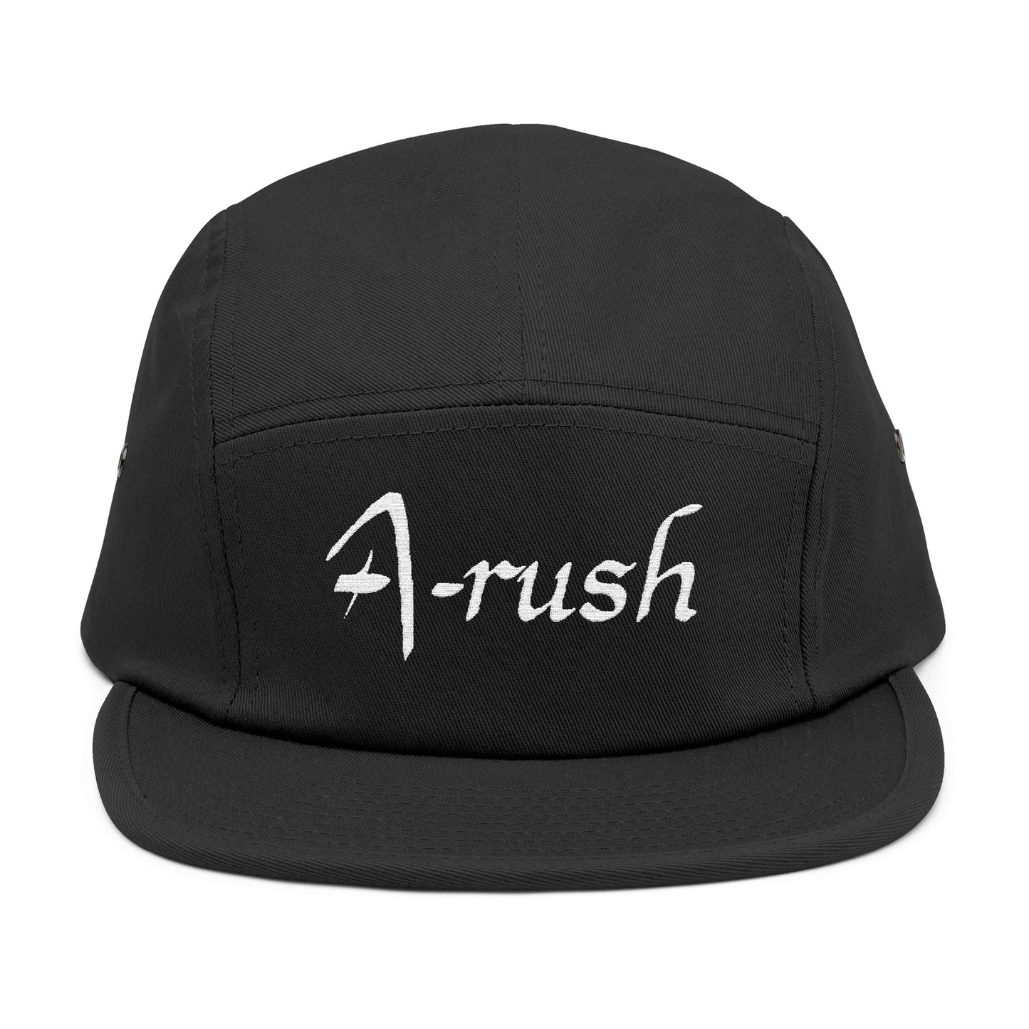 A-rush Embroidered 5 panel cap