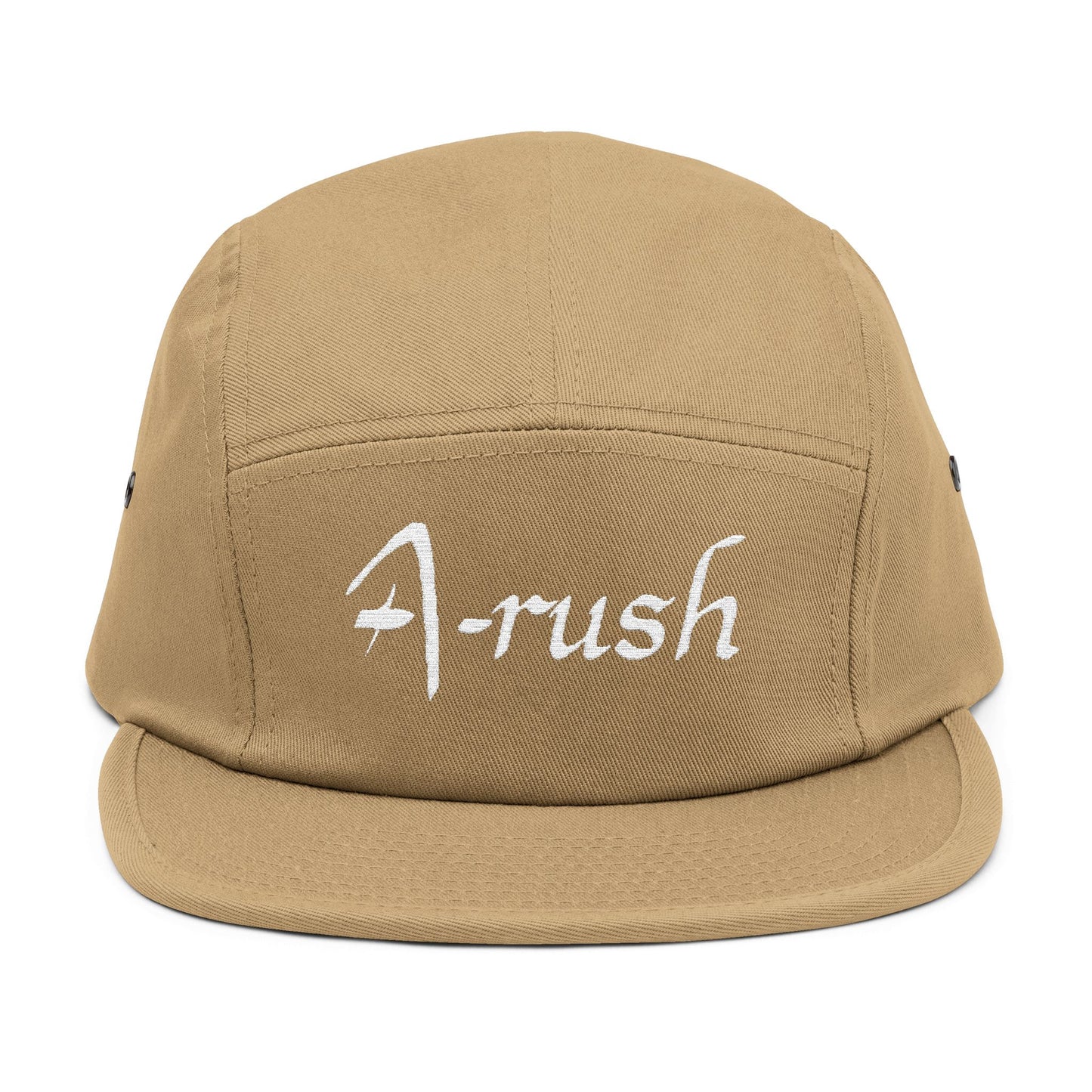 A-rush Embroidered 5 panel cap