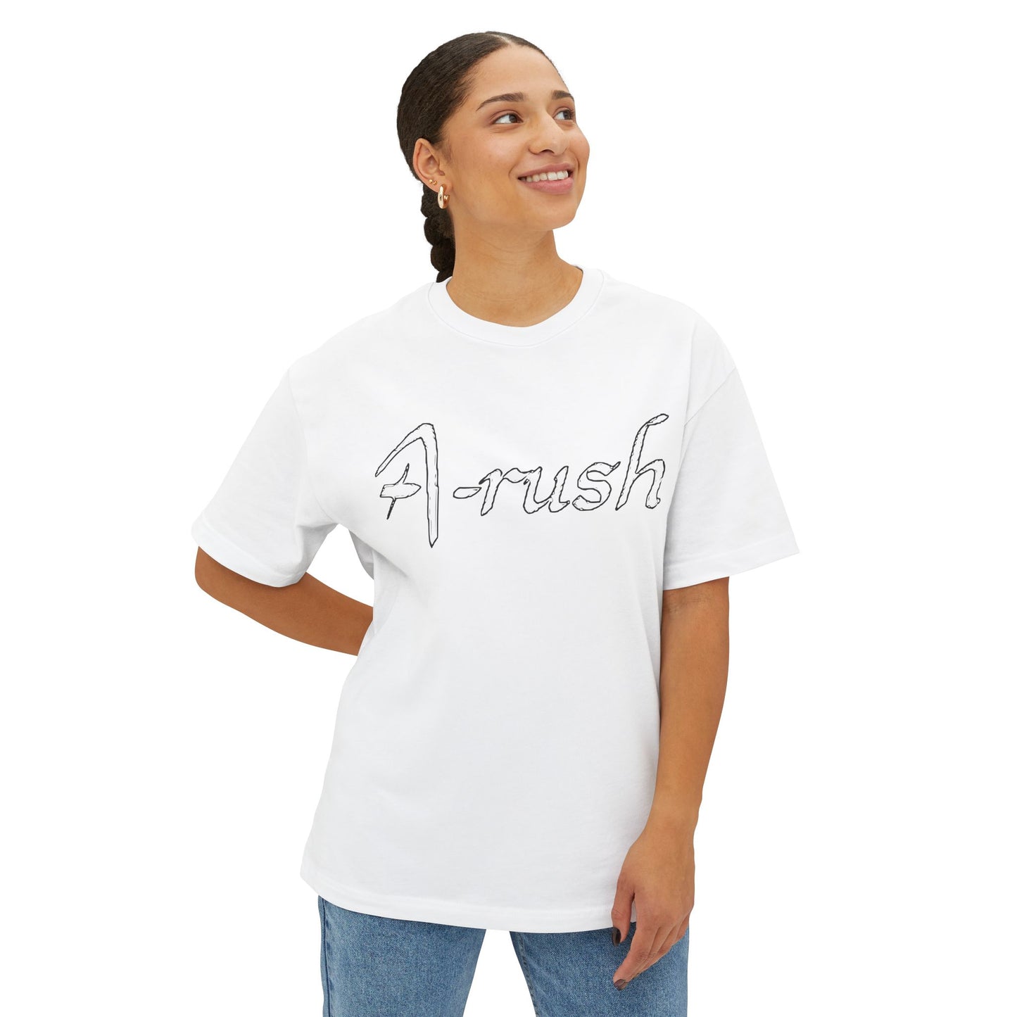 A-rush Unisex Oversized Boxy Tee